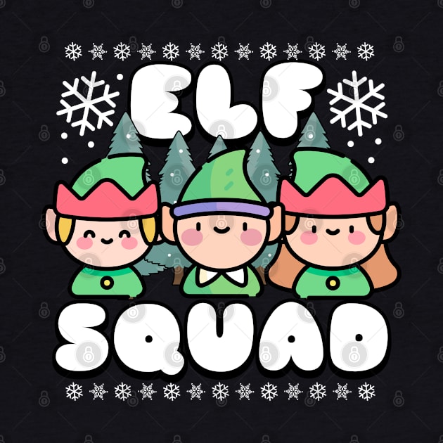 Elf Squad Cute Winter Design by DetourShirts